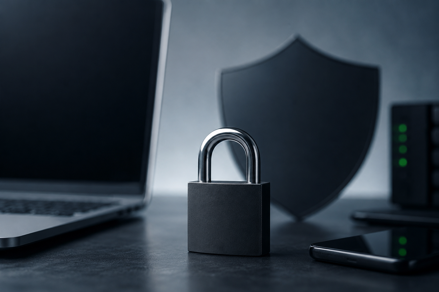 Padlock to signify cyber security